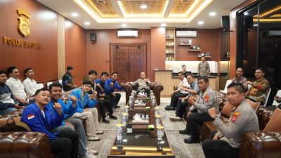 Audiensi Bersama PMII Cabang Serang, Kapolda Banten Terima Aspirasi Mahasiswa