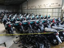 Gudang Motor Ilegal di Jaksel Digerebek, Ribuan Unit Disita