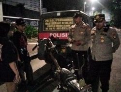 Polsek Kebon Jeruk Gelar Razia Kejahatan Jalanan di Titik Rawan Begal
