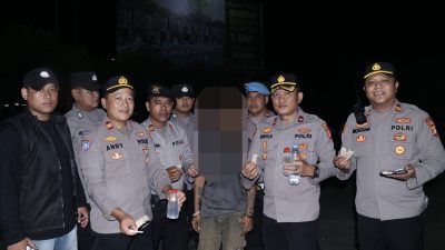Ops Cipkon Polres Tangerang Kota Amankan Pria Bawa Ganja di Imam Bonjol