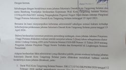 Masa Jabatan Sekda Tangsel Dipersoalkan, Aktivis Layangkan Somasi ke Wali Kota