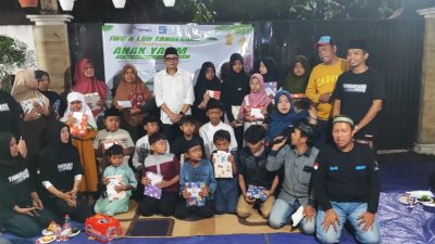 Idul Yatama, IWC dan LBH Tangerang Santuni Puluhan Anak Yatim