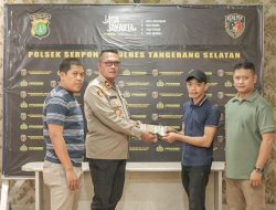 Polsek Serpong Kembalikan Motor Curian ke Pemilik, Pelaku Curanmor Ditangkap
