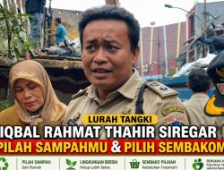 Lurah Tangki Iqbal Rahmat Thahir Siregar“ Pilah Sampah mu & Pilih Sembako mu
