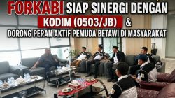 Jaga Kondusivitas Jakarta, FORKABI Siap Sinergi Dengan Kodim (0503/JB) & Dorong Peran Aktif Pemuda Betawi di Masyarakat