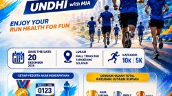 FUN RUN 2026 UNDHI with MIA Digelar di BSD, Hadiah Rp35 Juta