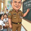Dugaan Manipulasi Dana BOS, Ketua MKKS SMA Kab.Pesibar Diduga Menjadi Biang Kerok