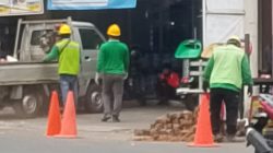 Gali Tanah Sembarangan, Pekerjaan Kabel PLN di Taman Kencana Dikeluhkan Warga